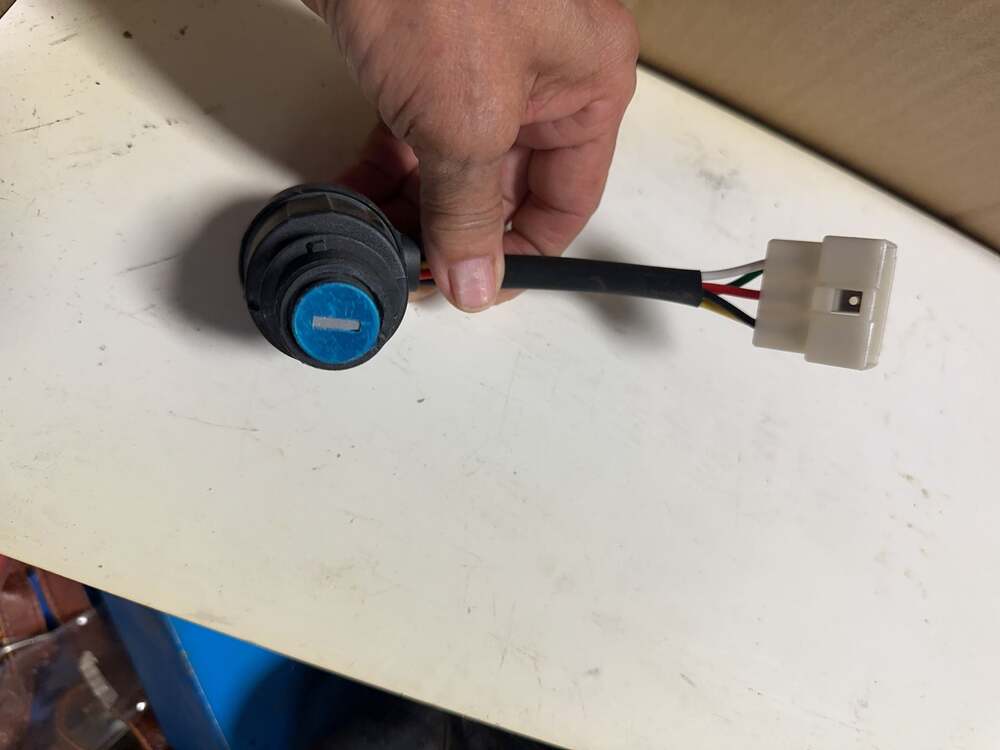 HX-009 Start Switch Ignition Key Assembly - Picture 2 of 7